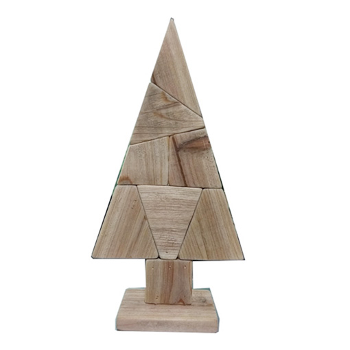 Driftwood bark christmas tree