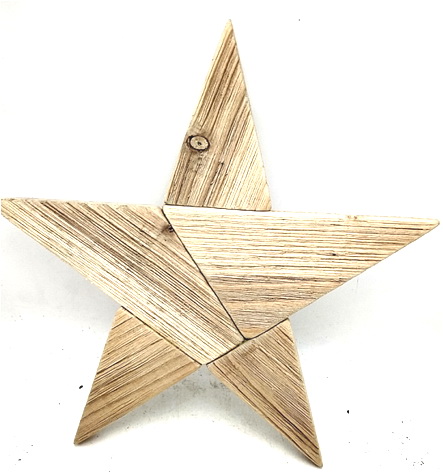 Driftwood large star for wall decor