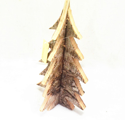 birch bark four leaf cedar tree