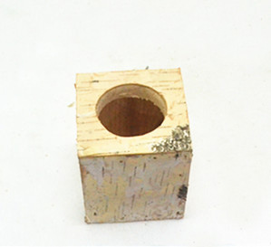 Birch candle holders