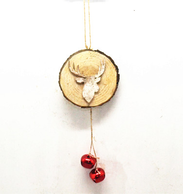 fir wood hanging wood slice christmas decorations