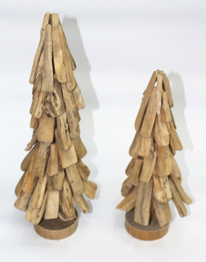natural driftwood standing christmas tree decorations