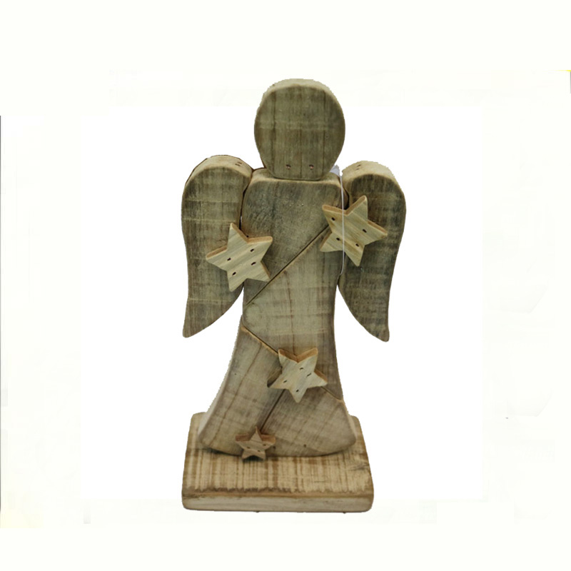 Standing angel with stars decorated