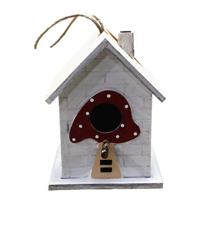 primitive easter small wooden birdhouse