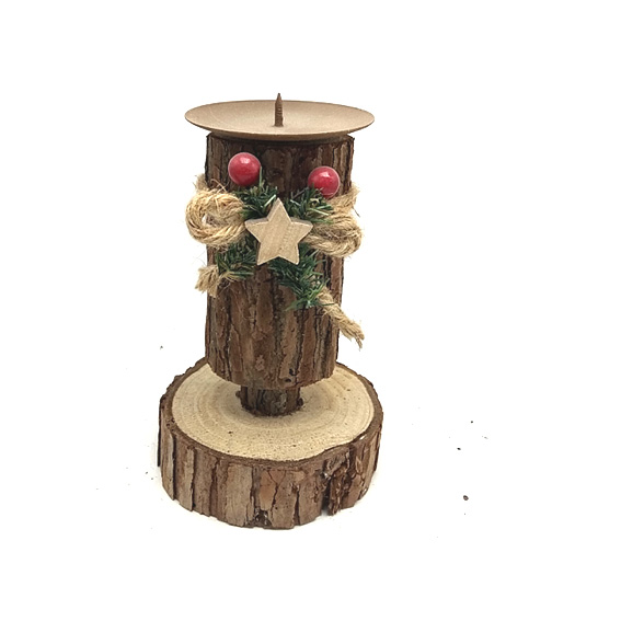 wooden christmas wood votive cand holders