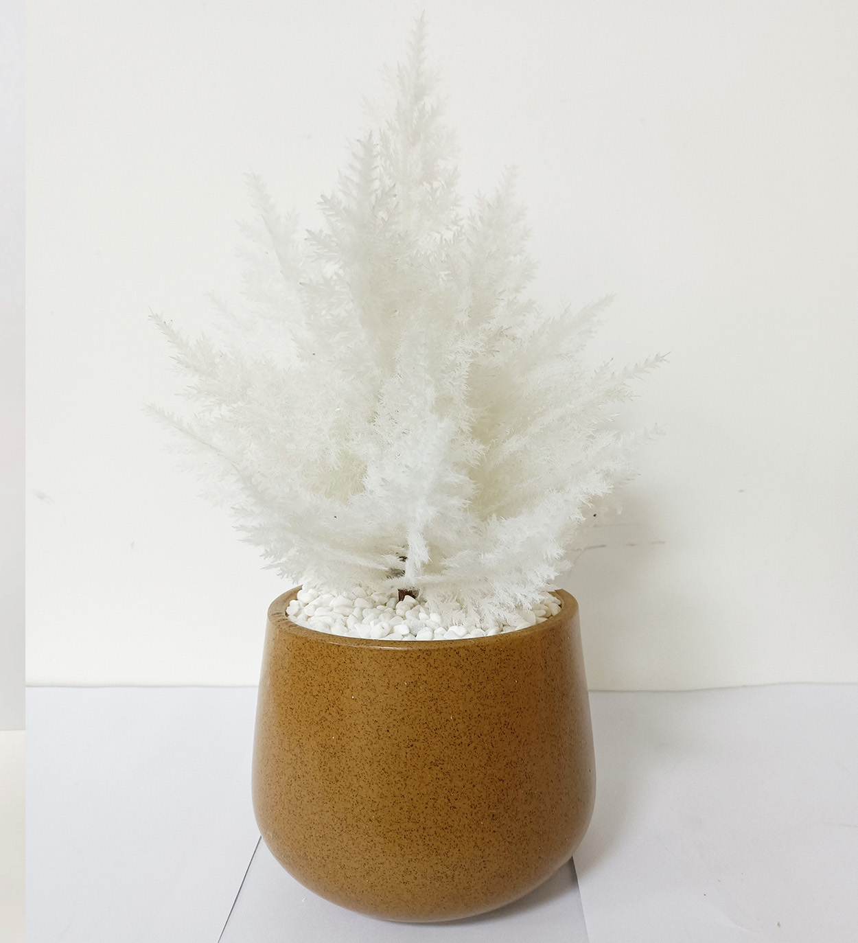 faux pompas potted